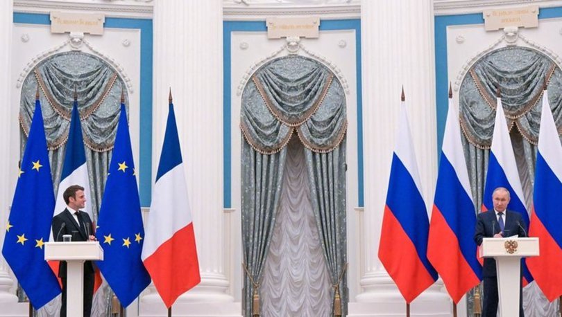 Rusya Devlet Başkanı Putin ile Fransa Cumhurbaşkanı Macron uzlaştı