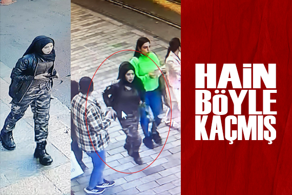 Beyoğlu bombacısının güvenlik kamerası görüntüleri tespit edildi!