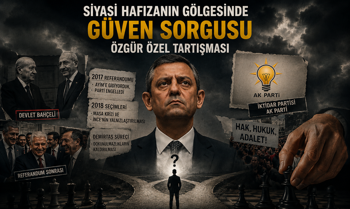 SİYASİ HAFIZANIN GÖLGESİNDE GÜVEN SORGUSU:  ÖZEL, İKTİDAR VE MUHALEFETİN YENİ SEÇİM PROJESİ...